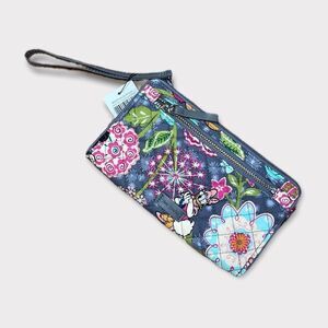 RF ID zip front Mickey and friends wristlet​